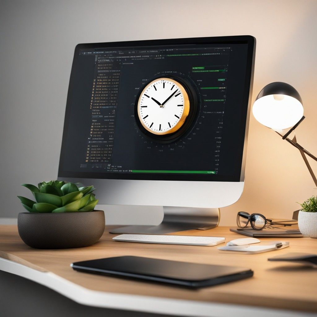 Laptop na biurku - Czy technika Pomodoro pomaga przy kodowaniu?